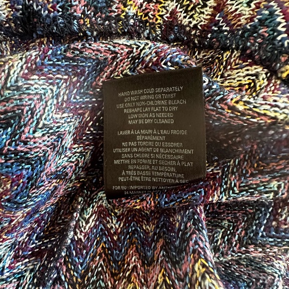 Anthropologie Maeve Chevron Print Westwater Dress - Picture 10 of 10